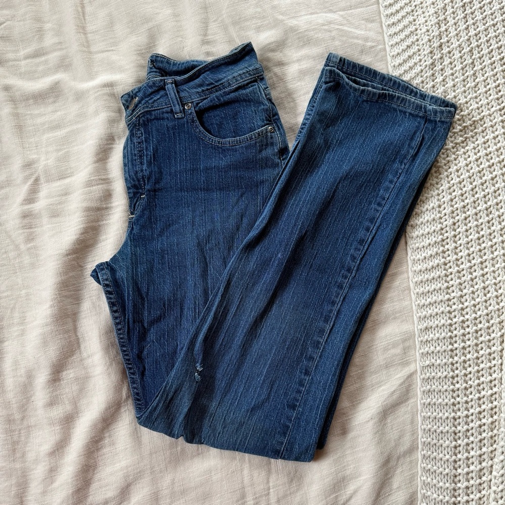 Vintage Riders Lee Straight Leg Fit Medium Dark Wash